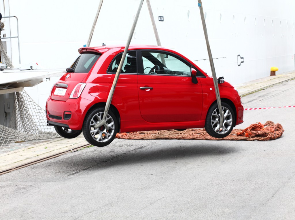 Fiat 500 Salpa su MSC Divina (3)