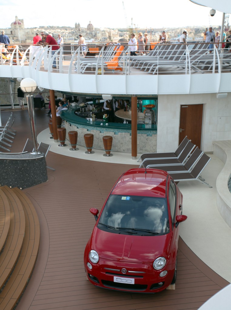 Fiat 500 Salpa su MSC Divina (6)