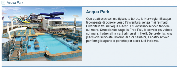 Acqua Park NCL Escape