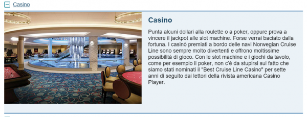 Casino NCL Escape