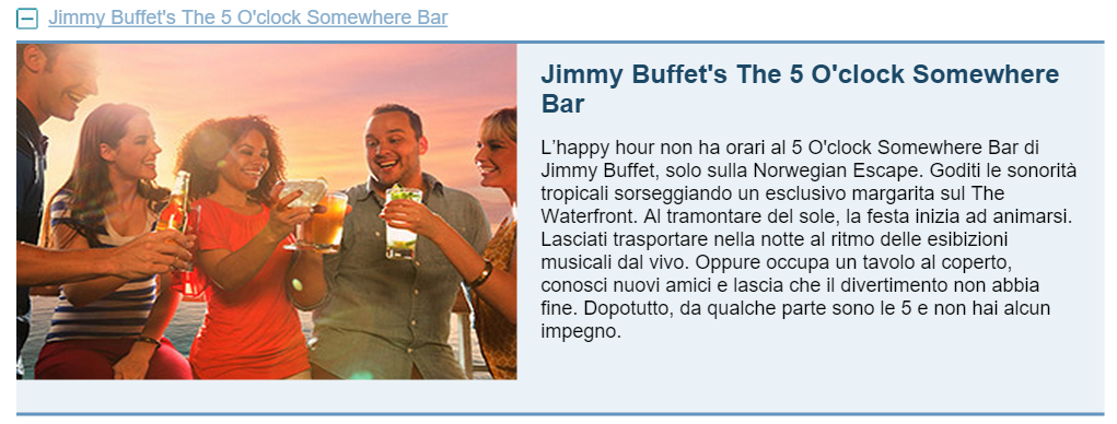 Jimmy Buffet's The 5 O'clock Somewhere Bar