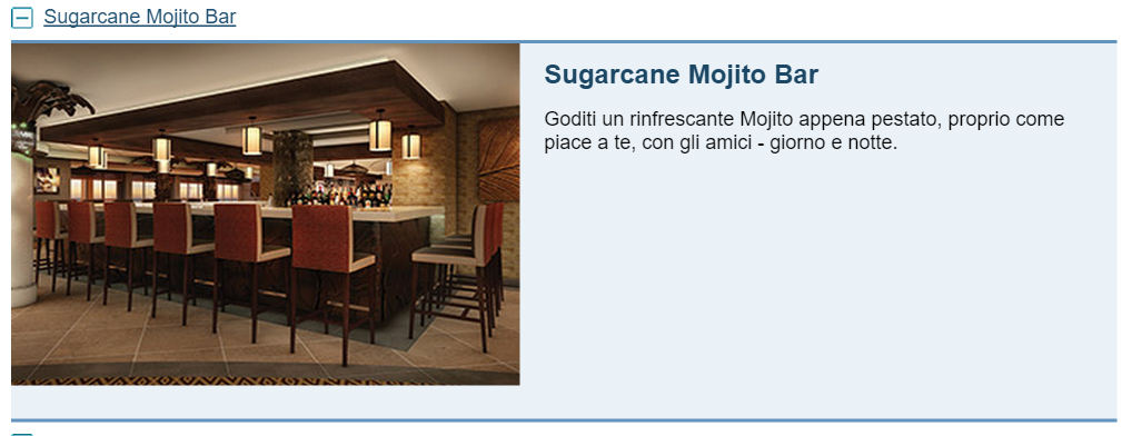 Sugarcane Mojito Bar